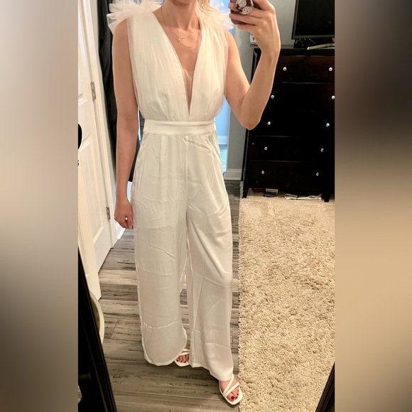White Jumpsuit - Picture 2 of 3